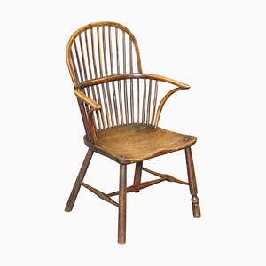 Fauteuil Hoop Back Windsor en Orme, 1800s