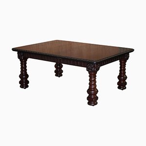 Dining Table with Carved Lions Head, 1880s
