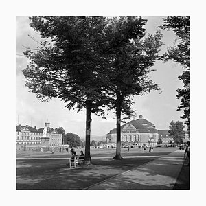 Piazza Friedrichsplatz al centro di Kassel, Germania, 1937, 2021