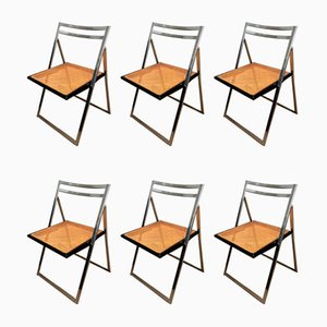 Folding Chairs, Set of 6