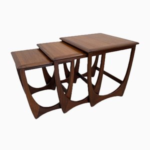 Nesting Tables by V.Wilkins for G-Plan, Set of 3