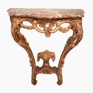 Louis XV Wall Table or Console Table, France, 18th-Century