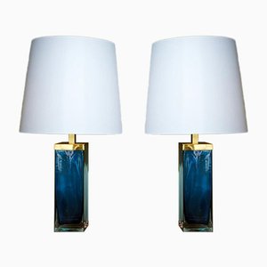 Murano Glas Lampen, 2er Set