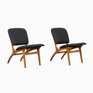 Set of Mid-Century Modern Vintage Swedish Jylland Chairs from Jio Möbler, 1953