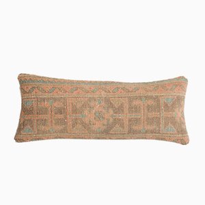 Oversize Mid-Century Tribal Oushak Lumbar Bedding Cushion Cover