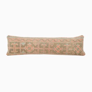 Funda de cojín lumbar bohemia turca de lana tejida con diseño Mid-Century