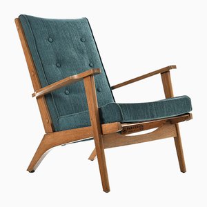 Vintage Parker Armchair in the Style of Knoll, 1940s