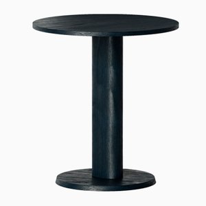 Table Galta en Chêne Noir avec Pied Central de Kann Design