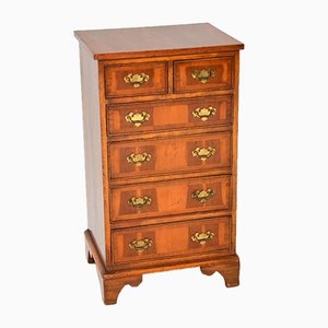Antique Georgian Style Yew Wood Chest of Drawers