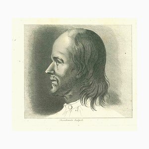 John Thornthwaite, Portrait of a Man, Original Etching, 1810