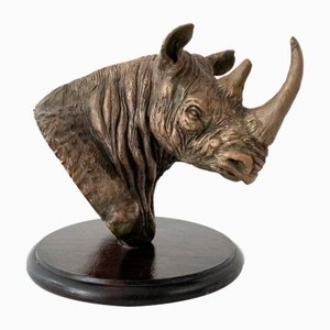 Antique Rhinoceros-Shaped Sculpture