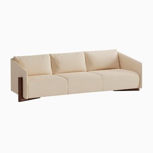Timber 4-Seater Sofas in Cream from Kann Design