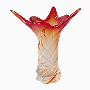 Mid-Century Twisted Murano Glass Vase, 1960s