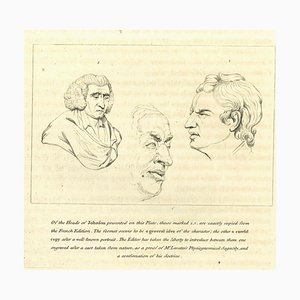 Thomas Holloway, Heads of Johnfon, Etching, 1810