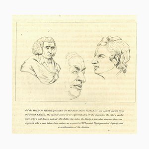 Thomas Holloway, Têtes de Johnfon, Gravure, 1810