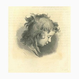 Thomas Holloway, Portrait of a Child, Grabado, 1810
