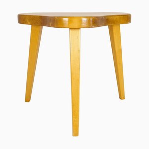 Skandinavischer moderner schwedischer Hocker aus lackierter Birke, 1970er