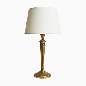 Louis XVI Gilded Bronze Table Lamp