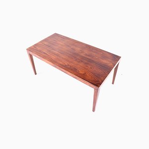 Mid-Century Rosewood Coffee Table by Severin Hansen Jr. for Haslev, 1970s