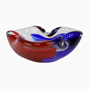Vintage Murano Glass in Red and Blue