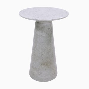 Dining Table or Console with Marble Feet and Glass Top