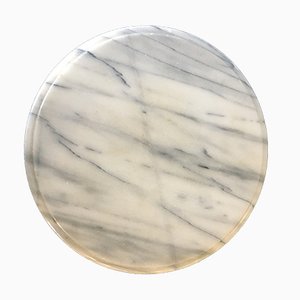 Piatto girevole in marmo su cuscinetto, anni '60