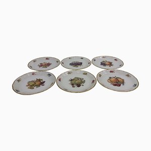 Porcelain Plates from Rozental, Czechoslovakia, Set of 6