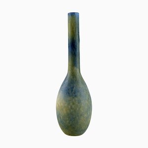 Vase à Col Étroit en Céramique Vernie par Carl-Harry pour Rörstrand