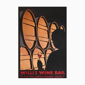 Willi's Wine Bar Poster by Bali Alberto, 1999