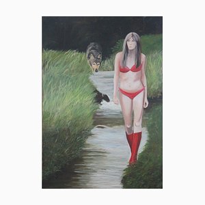 Französische Contemporary Art, Jean-Marc Teillon, The Red Boots, 2014