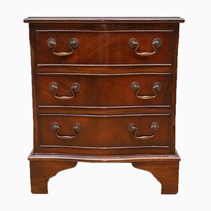 Georgian Style Flamed Hardwood Chest of Drawers
