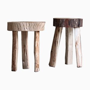 Table d'Appoint Primitive, Set de 2