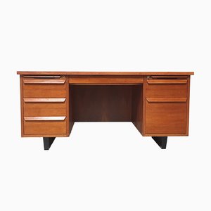 Large Vintage Desk with Drawers and Extendable Tops, 1960s