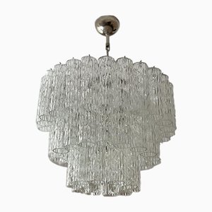 Lampadario Cilindro in Vetro di Murano