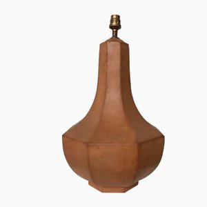 Terracotta Baluster Lamp, 1950s