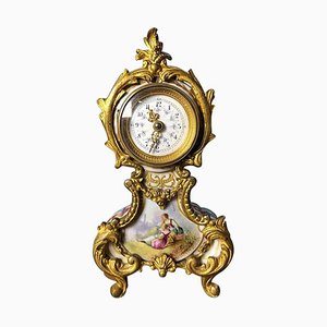 Mantel or Table Clock from Meissen, 19th Century