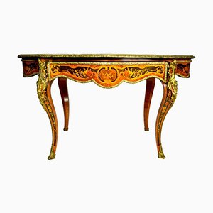 19th Century Louis XV Style Marquetry Centre Table