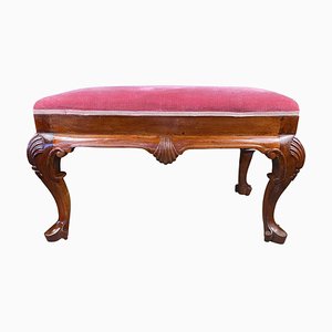 Tabouret Queen Ann Powered Rose, 20ème Siècle