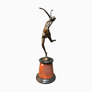 Art Deco Style Bronze Dancer by Bruno Zach, 20th Century