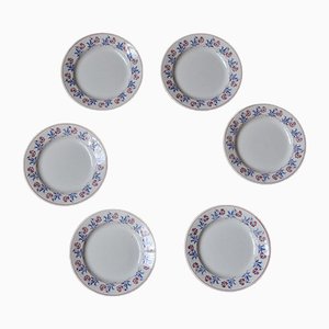 Bohemian Plates from Villeroy & Boch, 1940s, Set of 6