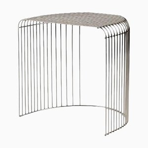 Silver Contemporary Side Table