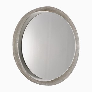 Luminous Round Mirror in Acrylic Glass