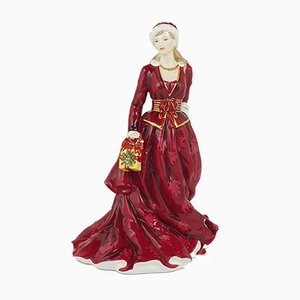 Royal Doulton Figurine of Mistletoe & Wine