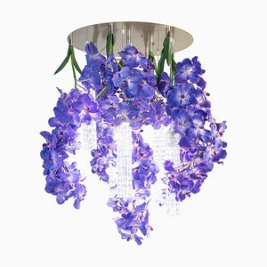 Lampadario rotondo Flower Power Vanda di Vgnewtrend, Italia