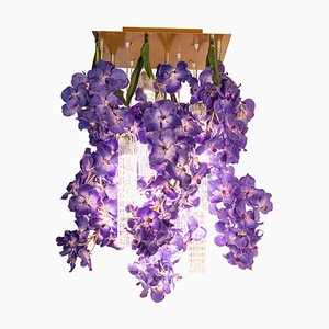 Quadratischer Flower Power Vanda Kronleuchter von VGnewtrend, Italien