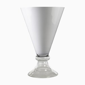 New Romantic White Glass Cup from VGnewtrend
