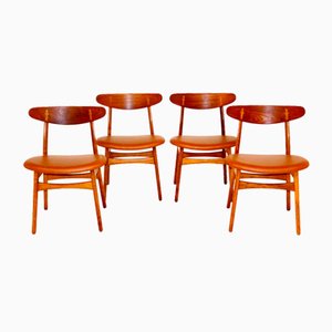 CH30 Stühle von Hans J. Wegner für Carl Hansen & Son, 1960er, 4er Set