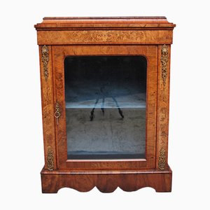 19th Century Walnut and Marquetry Pier Cabinet