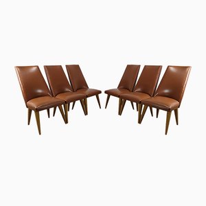 Leatherette Chairs, Set of 8