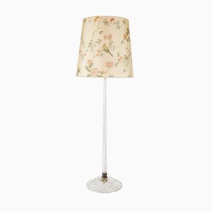 Lámpara de pie grande de cristal de Murano de Carlo Scarpa para Venini